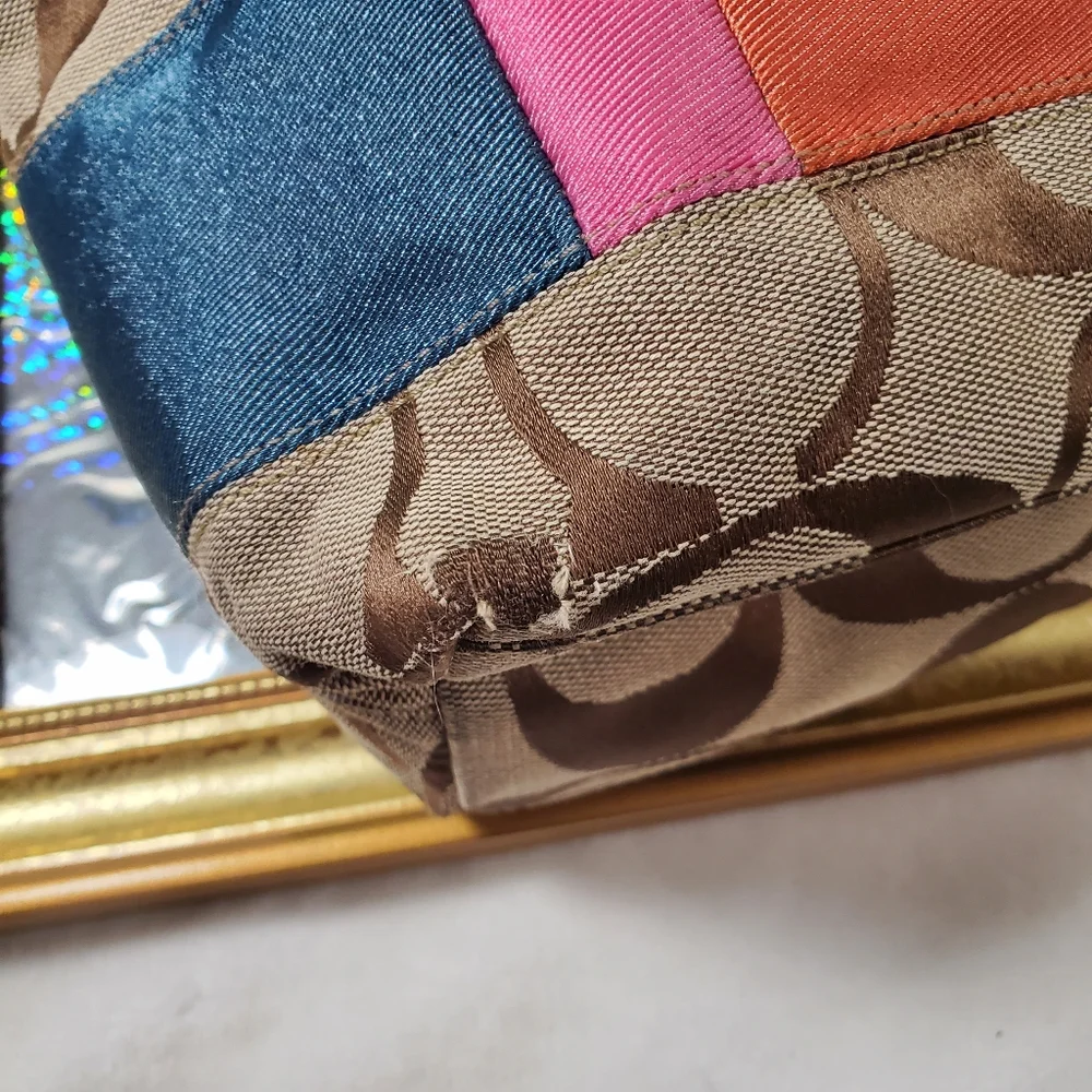 Coach Multicolor Stripe Purse A0767 - 10859_8